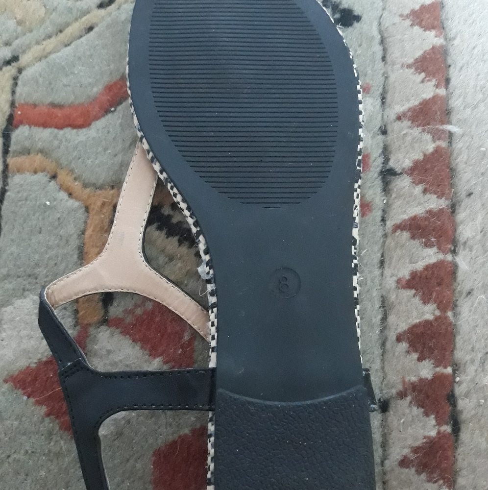 DONATED 6/30/2024 - Natural Woven Oaxacan Sandals : Size 8 - Picture 4 of 5